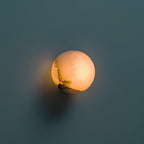 Kristy Alabaster Mini Orb Wall Lamp