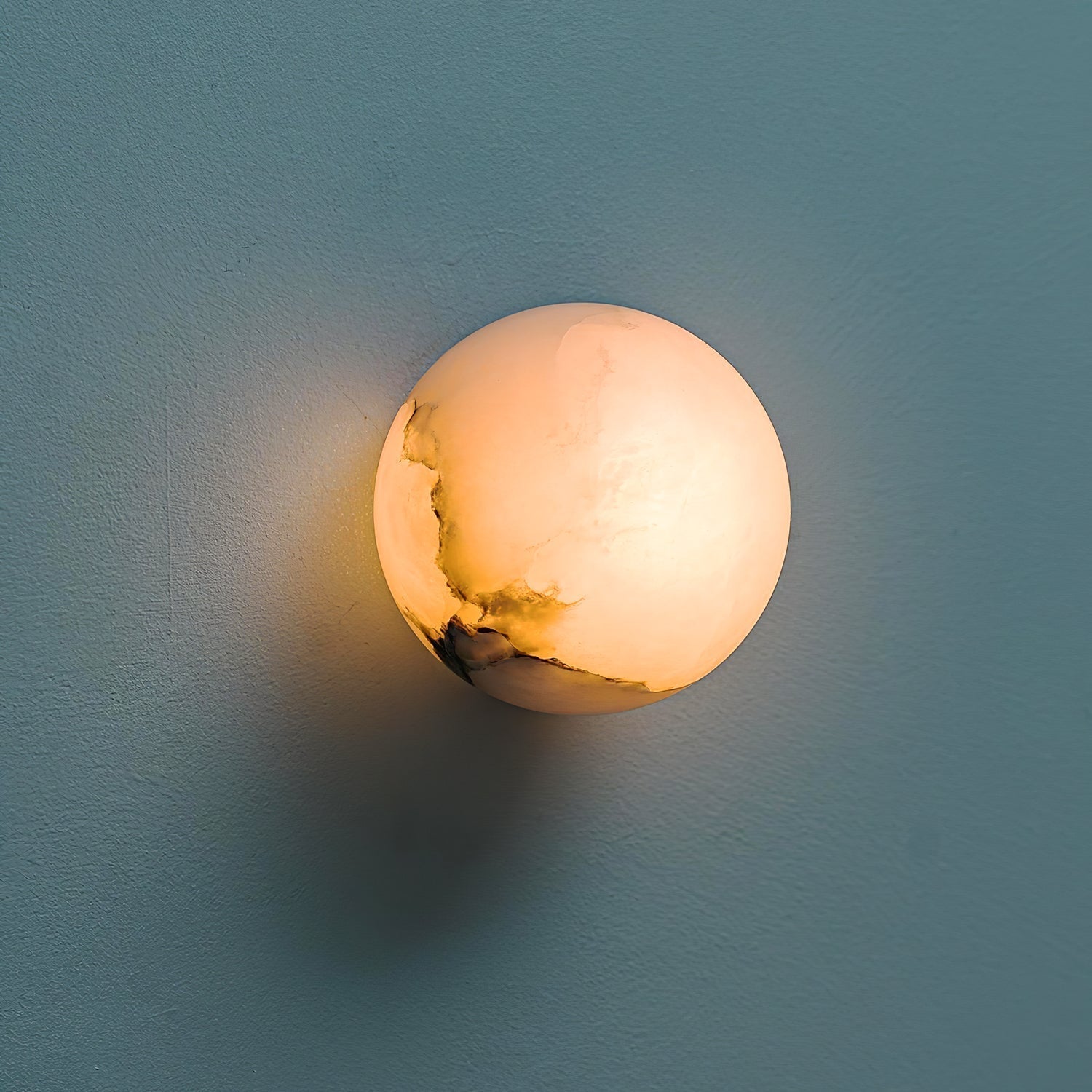 Vevinir Alabaster Globe Wall Light
