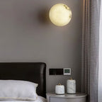 Lynq Alabaster Mini Orb Wall Lamp
