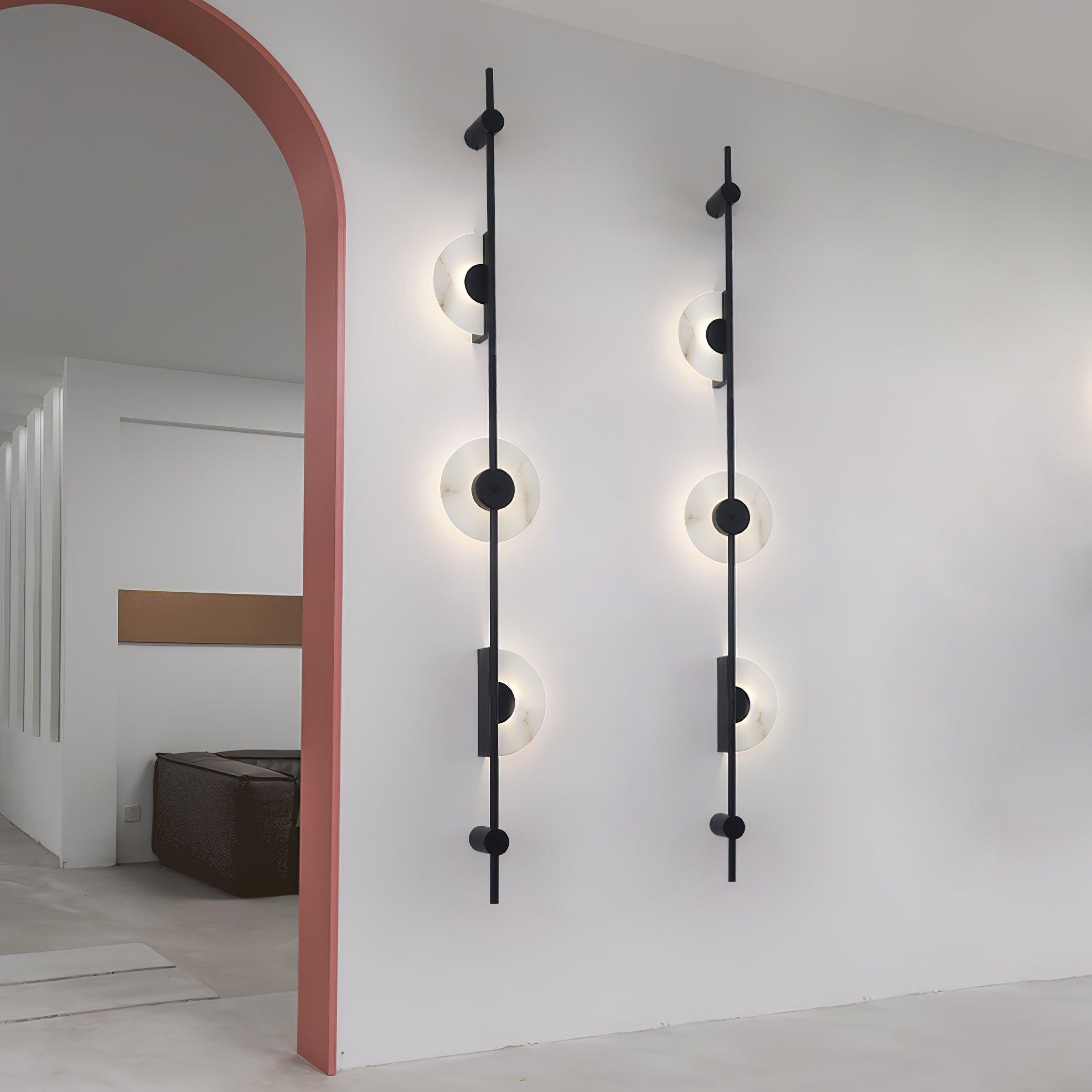 Edria Minimalist Alabaster Wall Light - Kingsley Beaumont