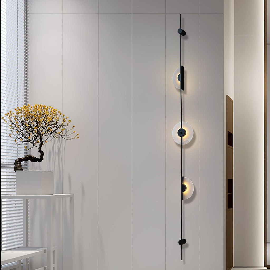 Ceres Alabaster Light Fixture Wall - Kingsley Beaumont