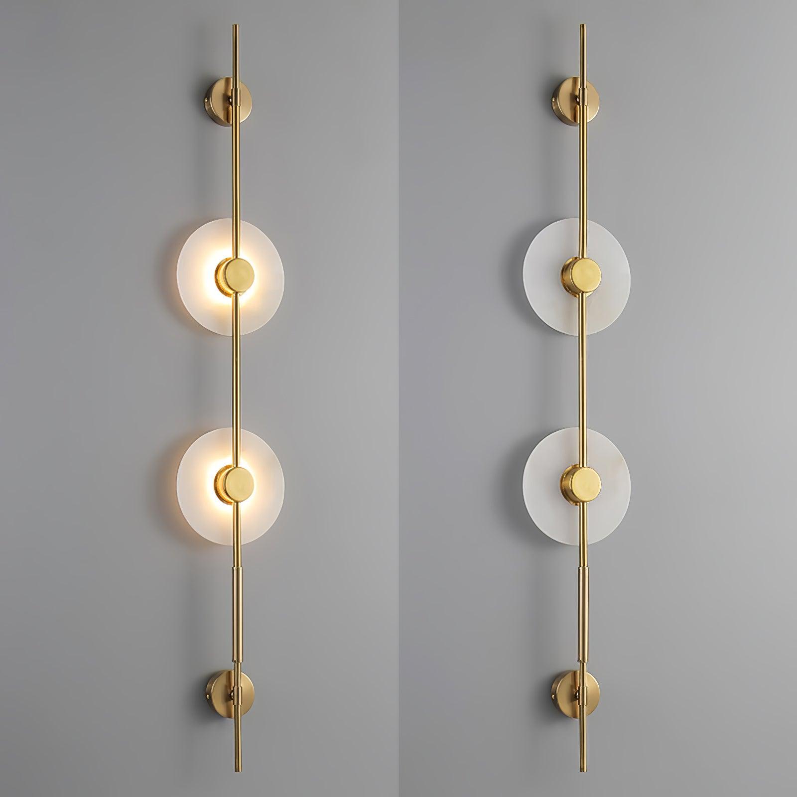 Edria Minimalist Alabaster Wall Light - Kingsley Beaumont