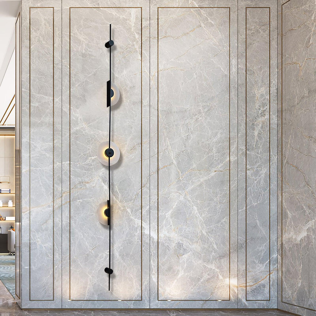 Edria Minimalist Alabaster Wall Light - Kingsley Beaumont