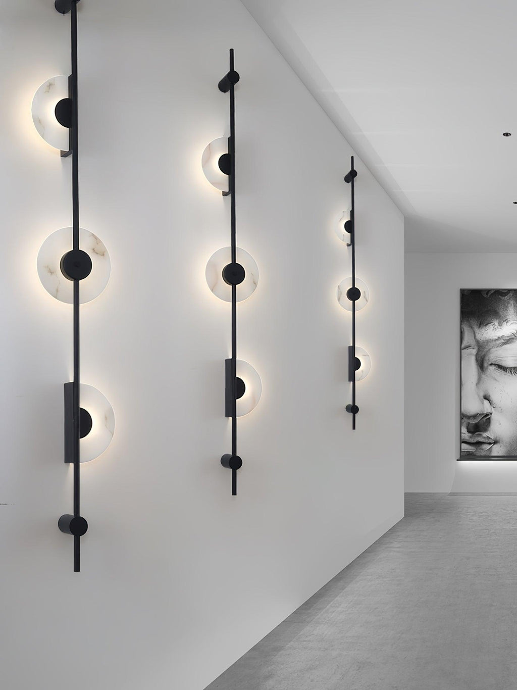 Ceres Alabaster Light Fixture Wall - Kingsley Beaumont
