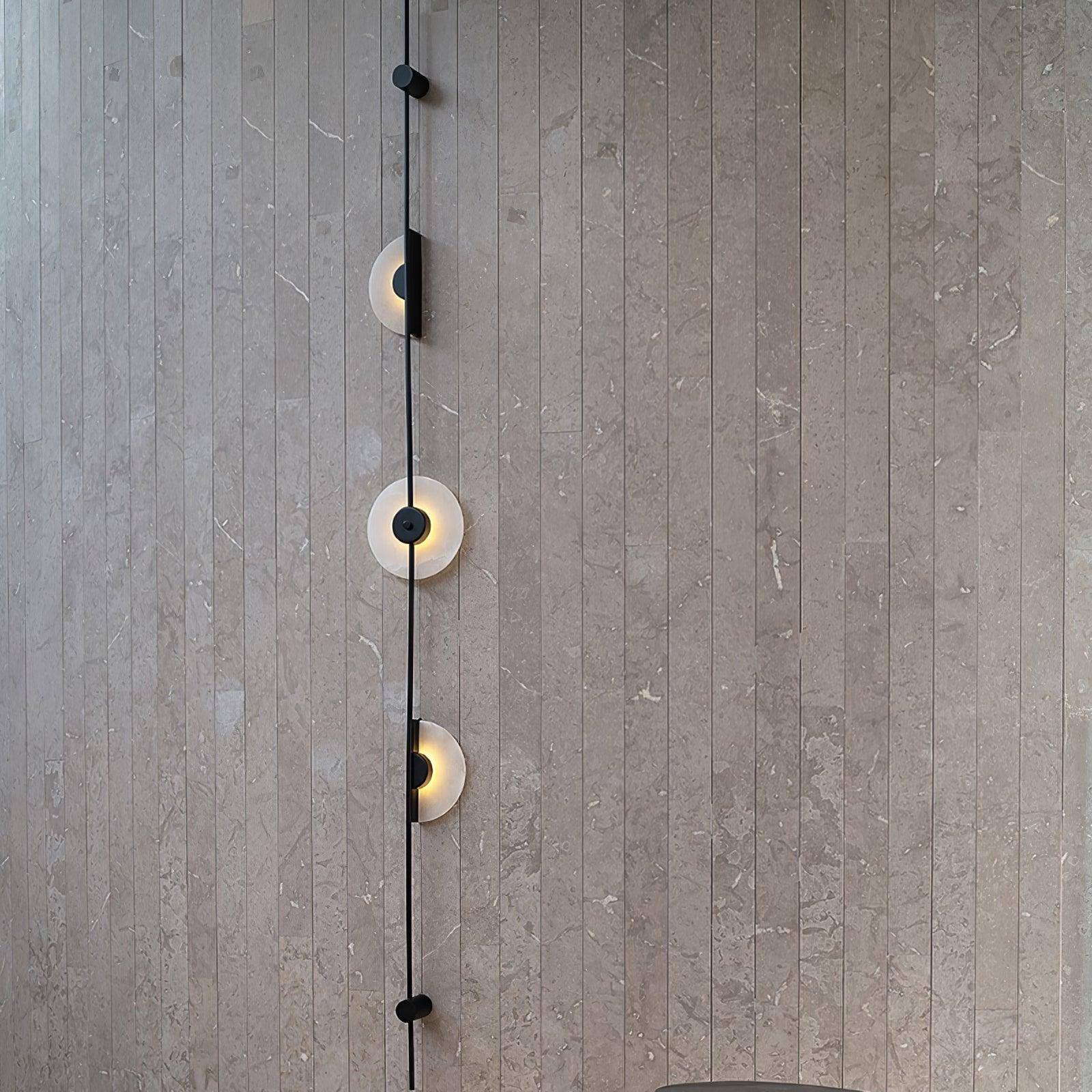 Ceres Alabaster Light Fixture Wall - Kingsley Beaumont