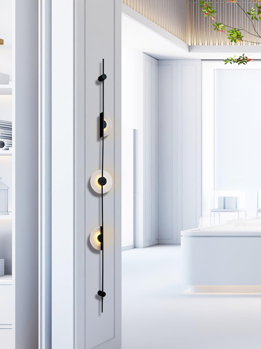 Ceres Alabaster Light Fixture Wall - Kingsley Beaumont