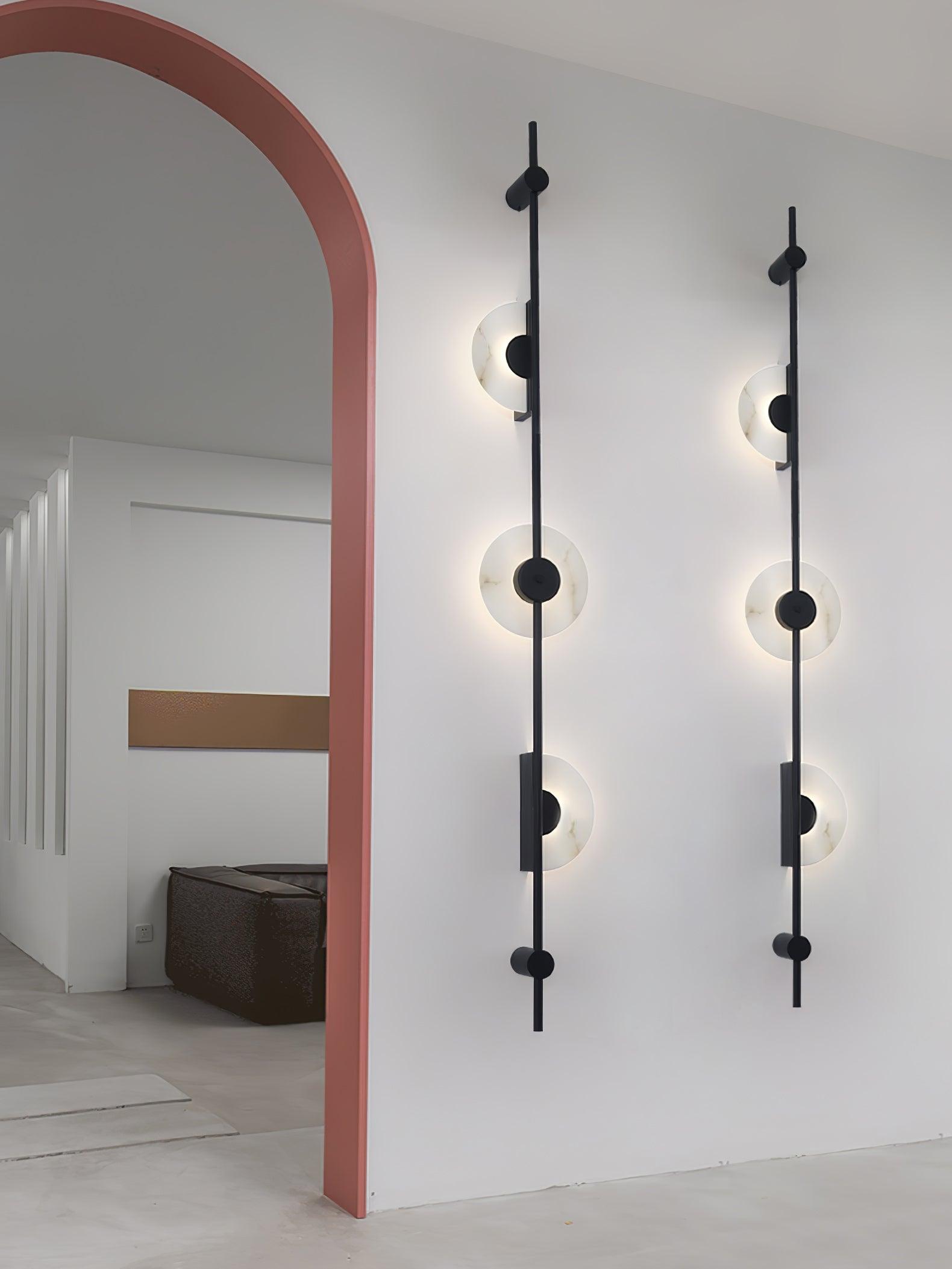 Edria Minimalist Alabaster Wall Light - Kingsley Beaumont