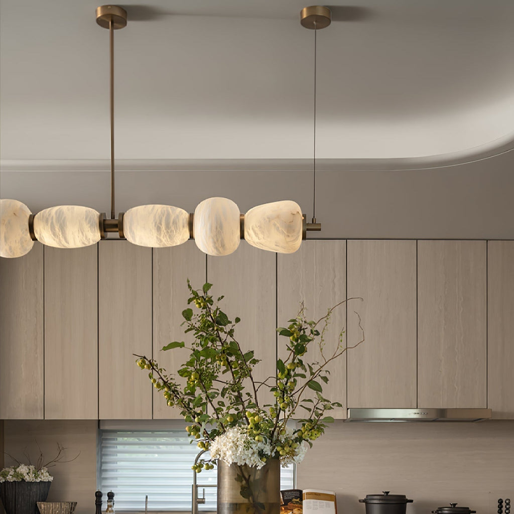Cyrilla Alabaster Linear Pendant Light