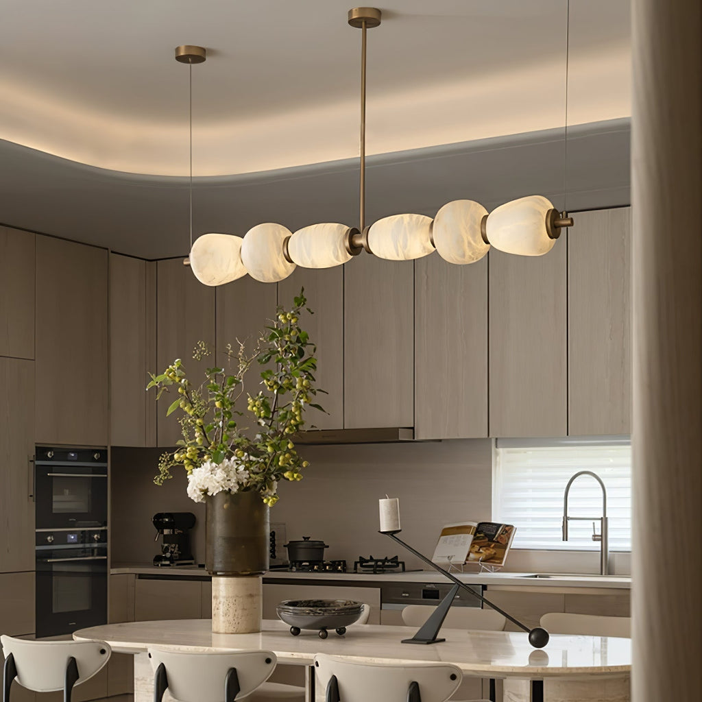 Cyrilla Alabaster Linear Pendant Light