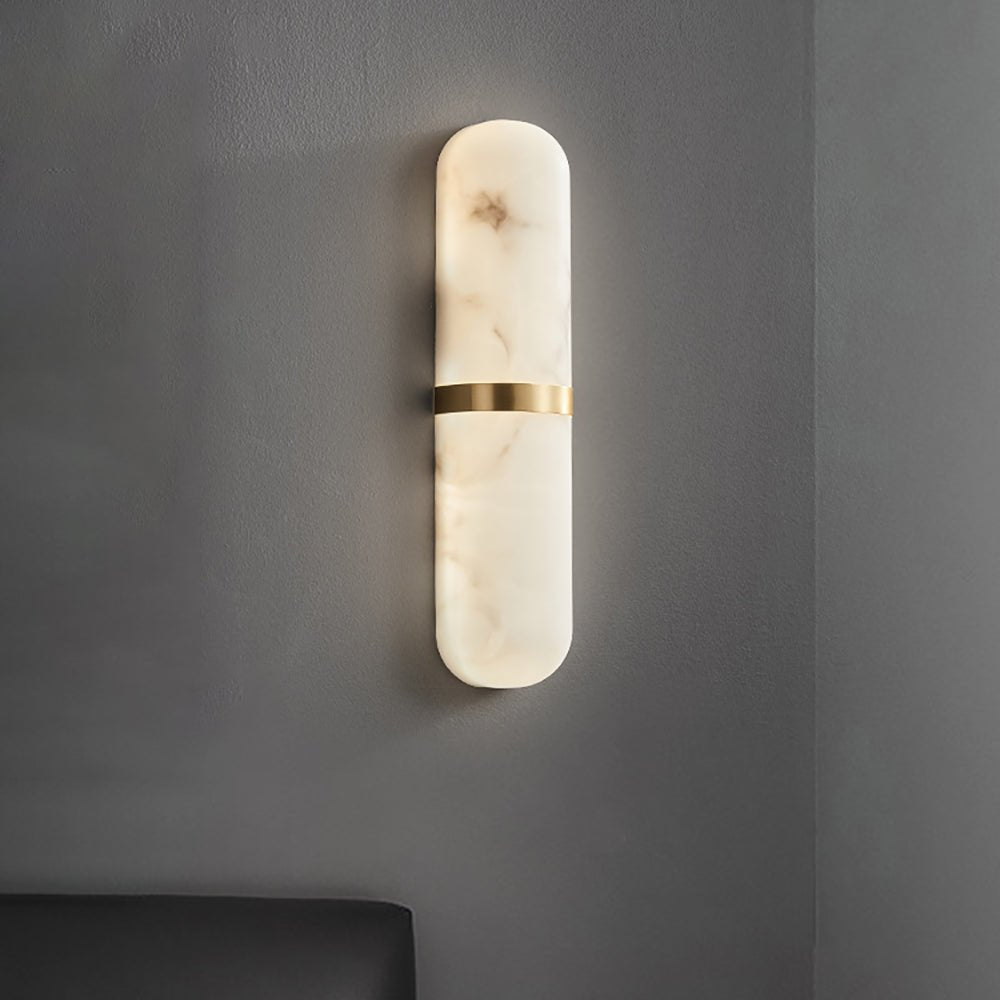 Ostruvyd Luxury Pill Alabaster Wall Lamp