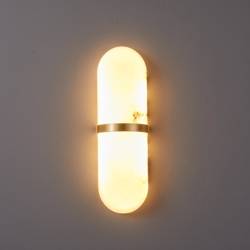 Ostruvyd Luxury Pill Alabaster Wall Lamp