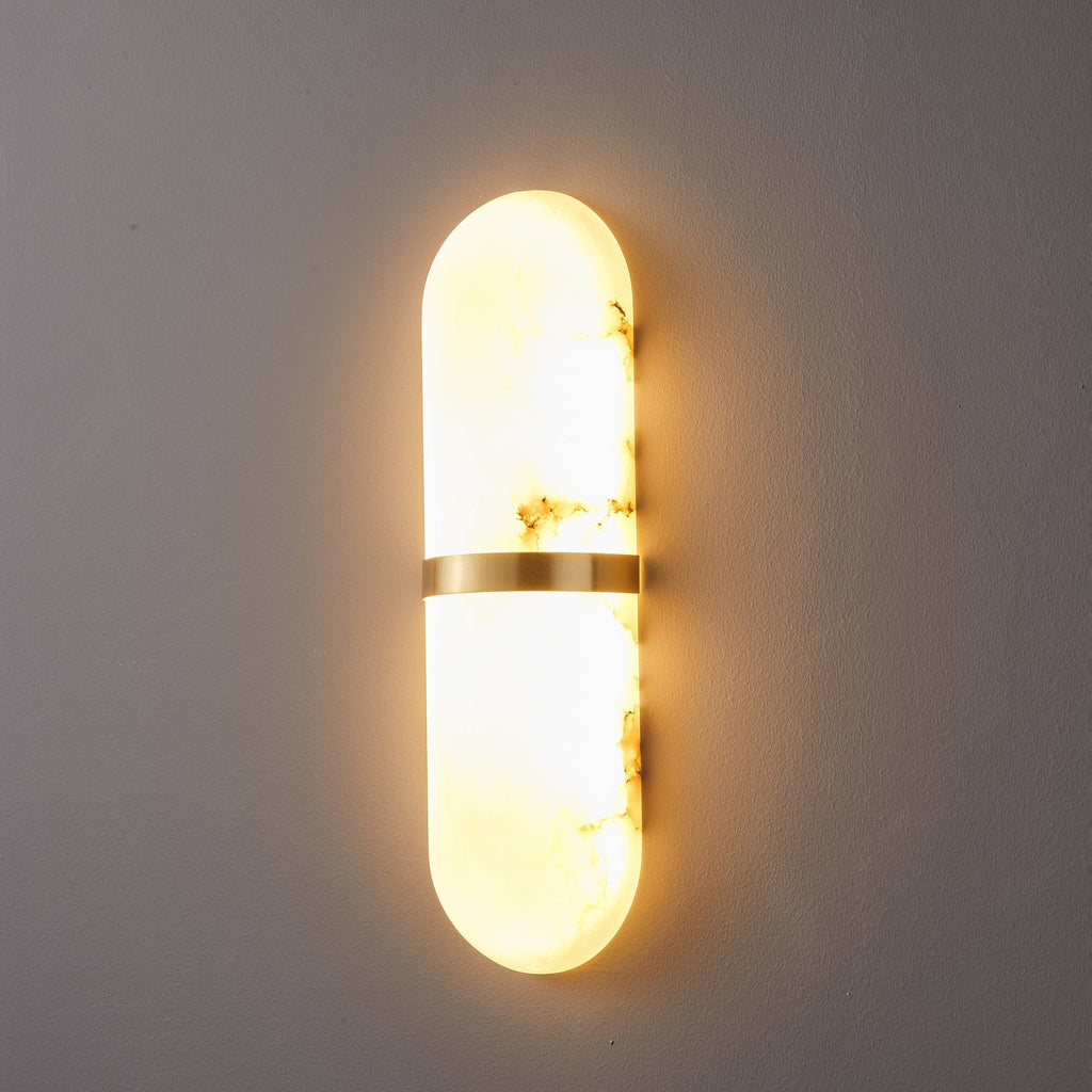 Ostruvyd Luxury Pill Alabaster Wall Lamp