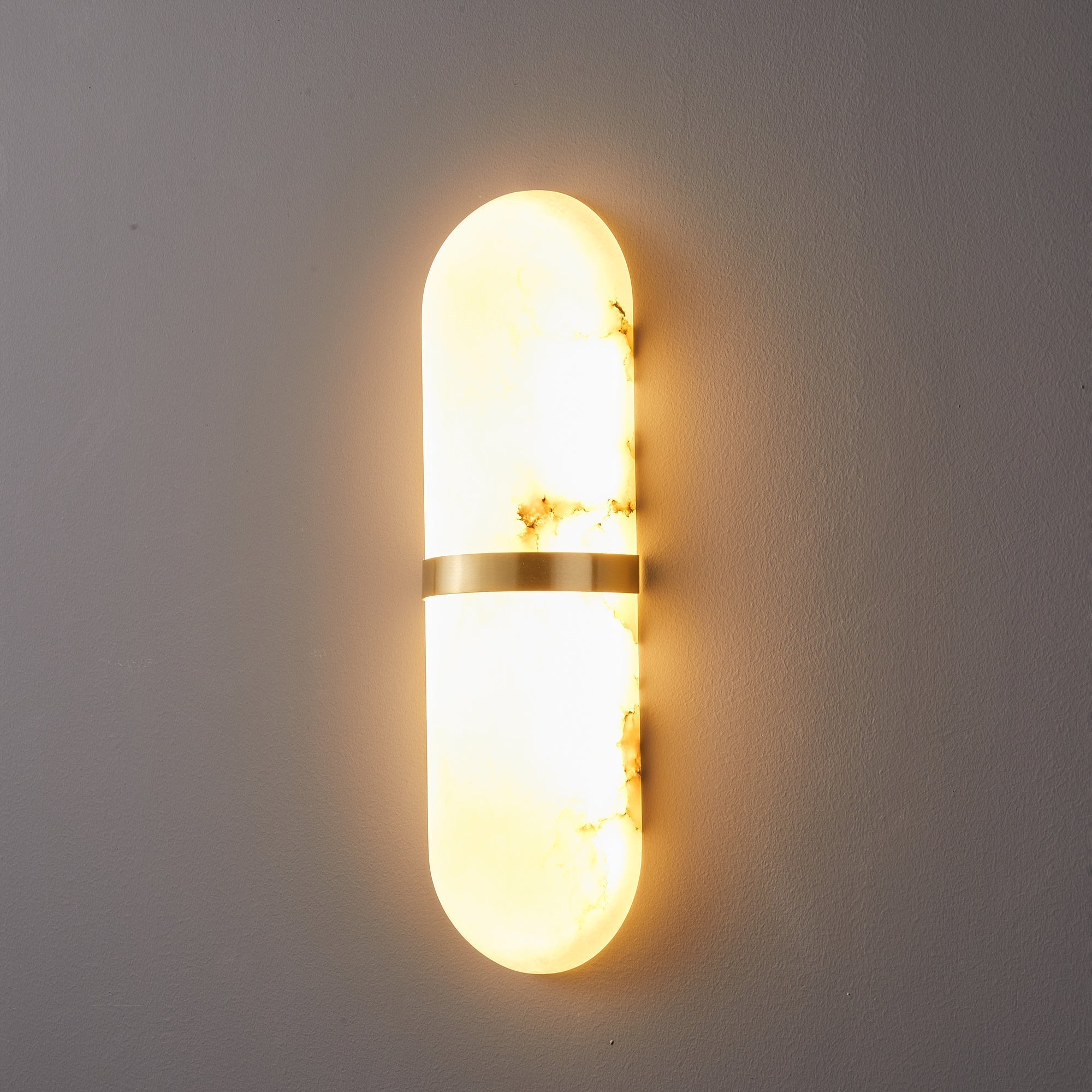 Ostruvyd Luxury Pill Alabaster Wall Lamp