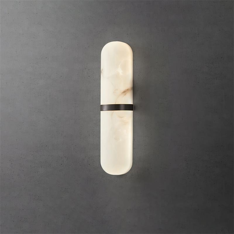 Ostruvyd Luxury Pill Alabaster Wall Lamp