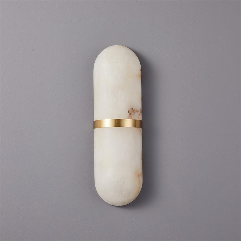 Ostruvyd Luxury Pill Alabaster Wall Lamp
