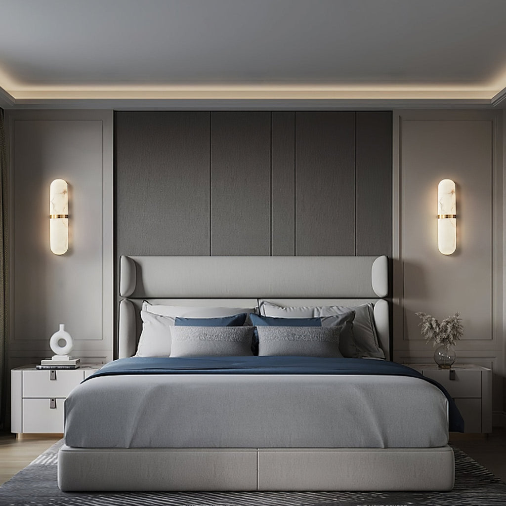 Ostruvyd Luxury Pill Alabaster Wall Lamp
