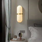 Ostruvyd Luxury Pill Alabaster Wall Lamp