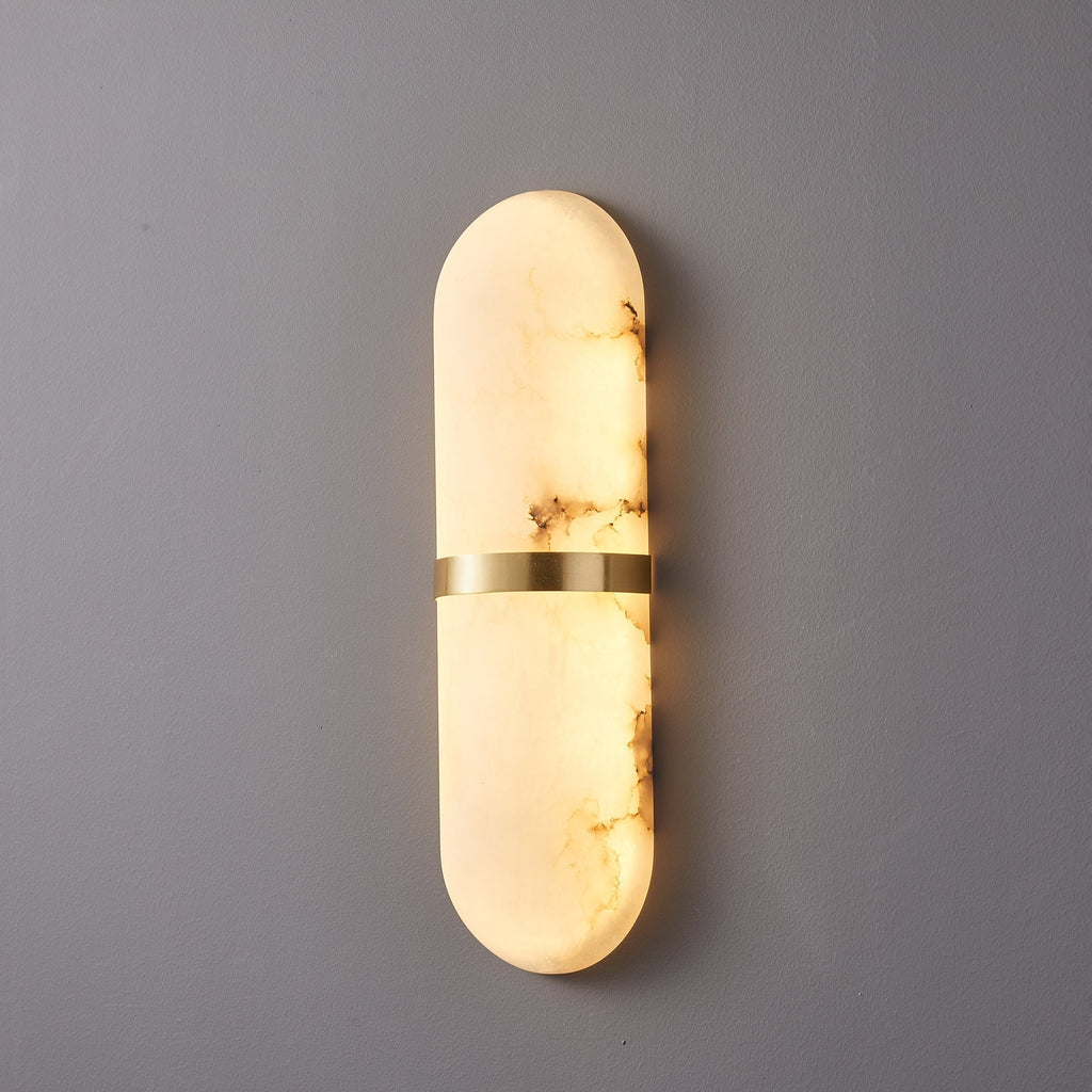 Vitheion Minimalist Alabaster Wall Light