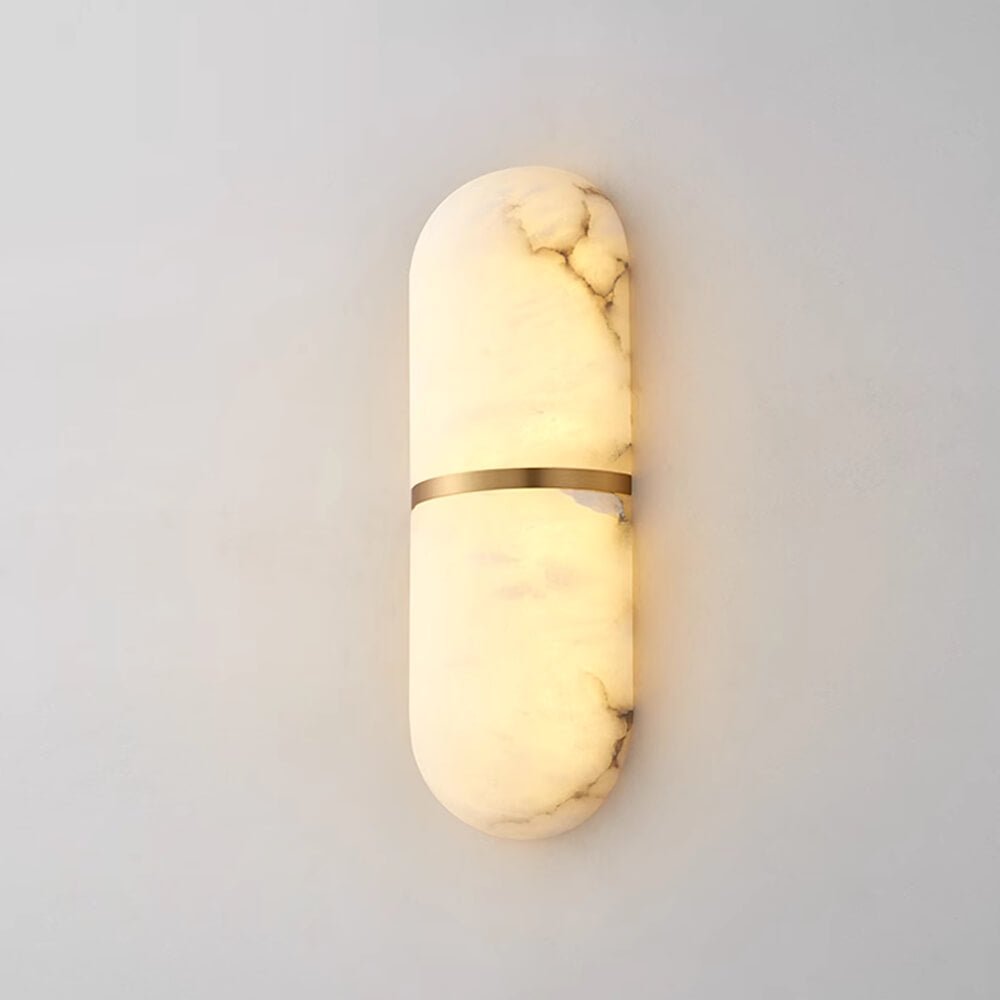Vitheion Minimalist Alabaster Wall Light