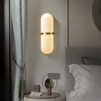 Vitheion Minimalist Alabaster Wall Light