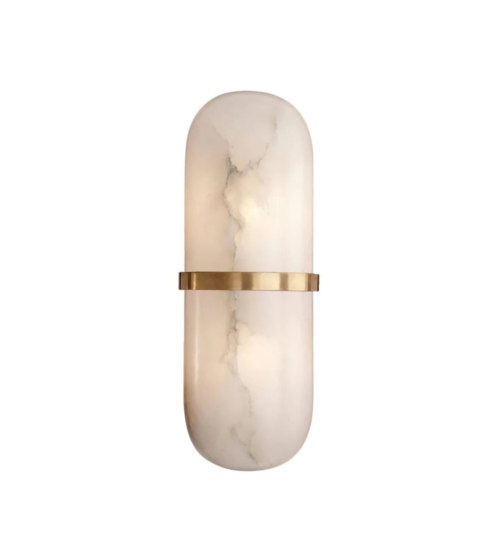 Vitheion Minimalist Alabaster Wall Light