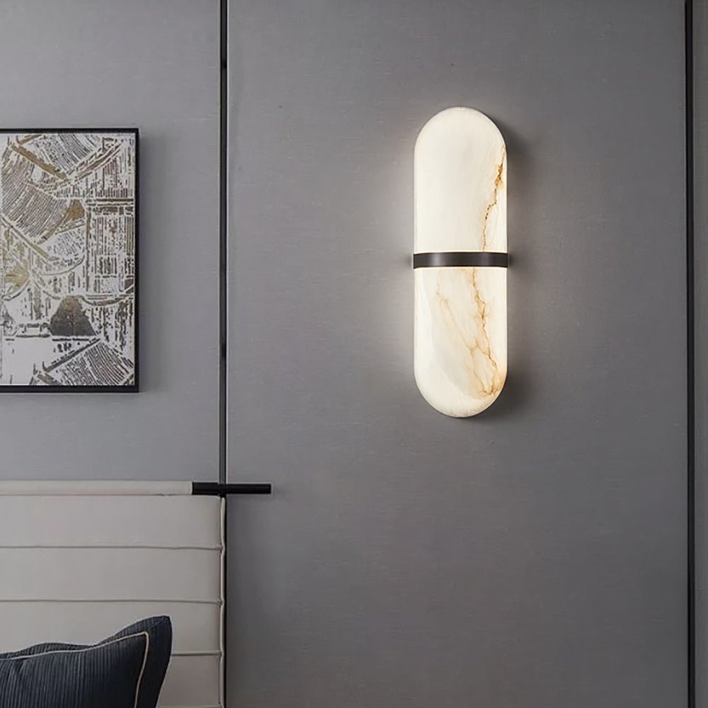 Vitheion Minimalist Alabaster Wall Light