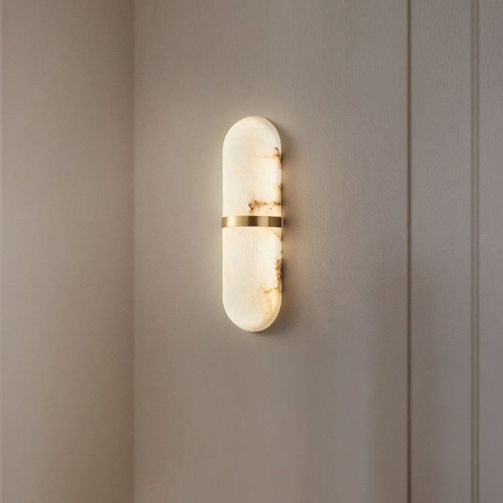 Vitheion Minimalist Alabaster Wall Light