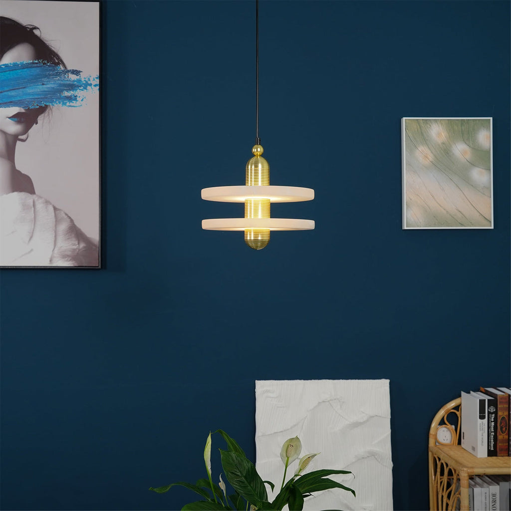 Alabaster Planes Pendant Lamp