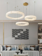 Plotuvyn Postmodern Luxury Ring Alabaster Chandelier