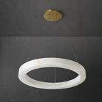 Plotuvyn Postmodern Luxury Ring Alabaster Chandelier