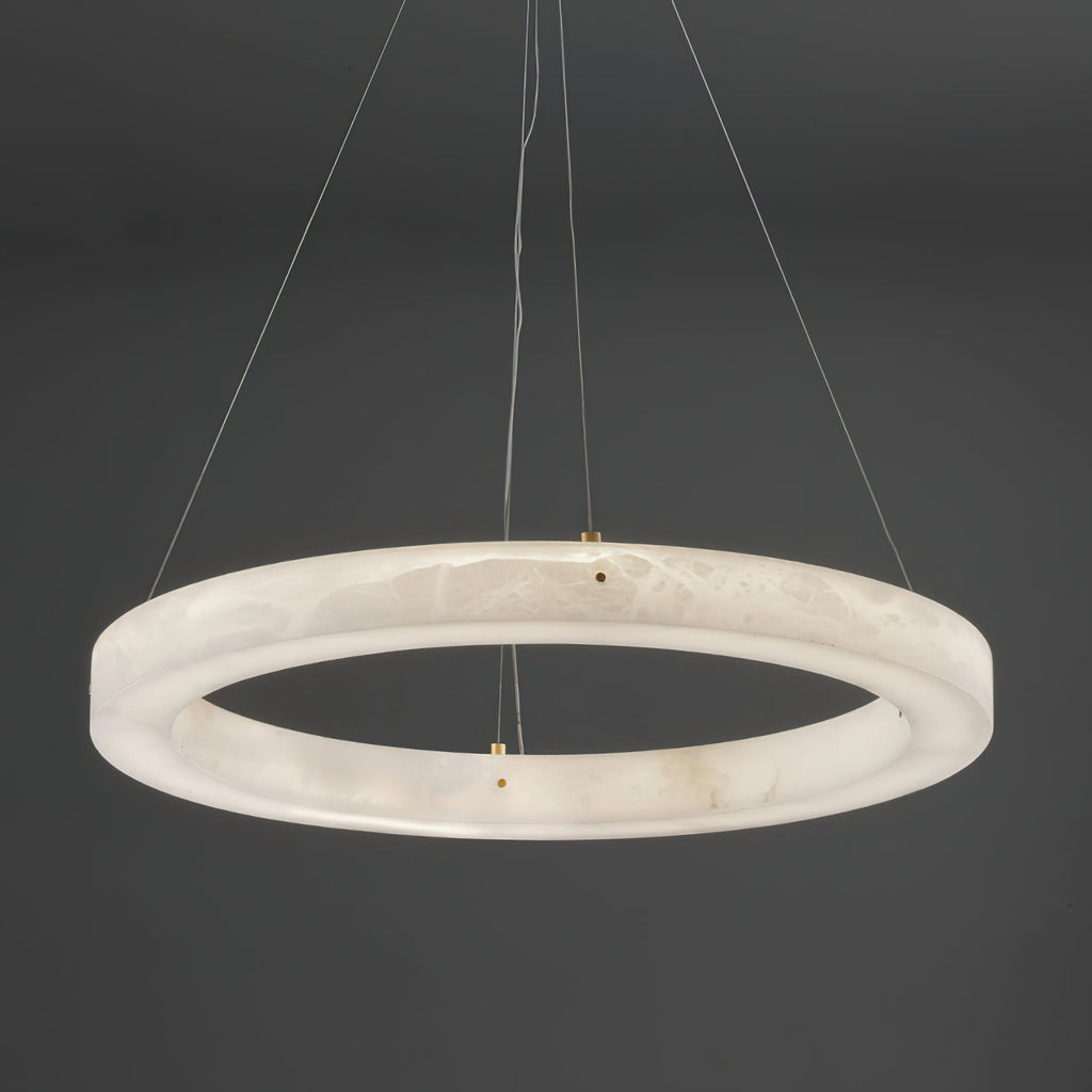 Plotuvyn Postmodern Luxury Ring Alabaster Chandelier