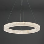 Plotuvyn Postmodern Luxury Ring Alabaster Chandelier