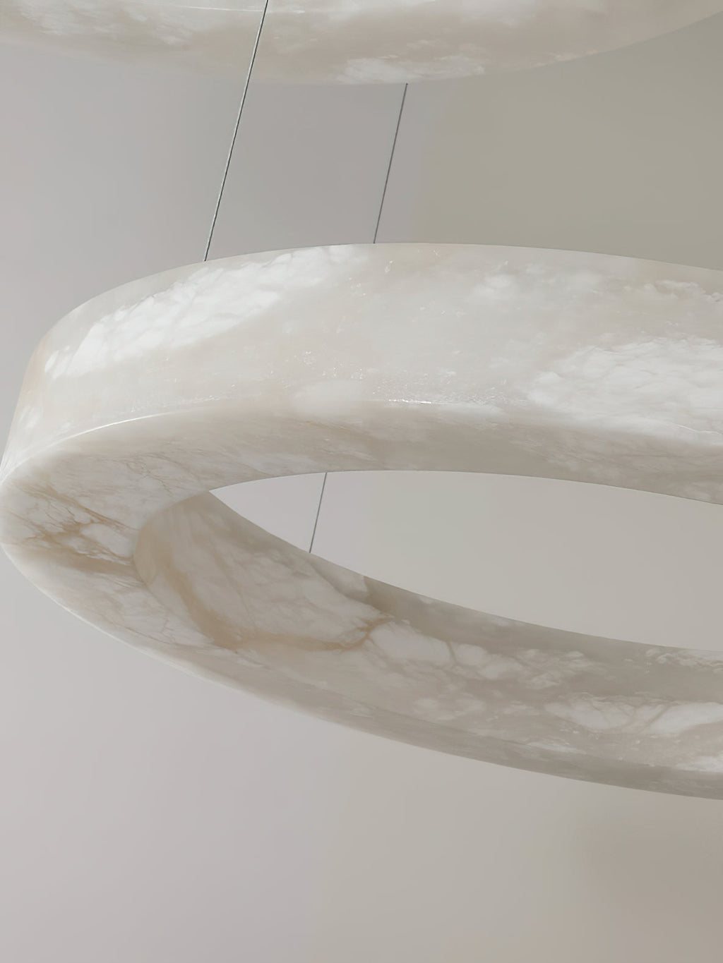 Plotuvyn Postmodern Luxury Ring Alabaster Chandelier