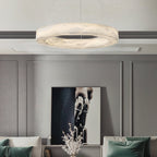 Plotuvyn Postmodern Luxury Ring Alabaster Chandelier