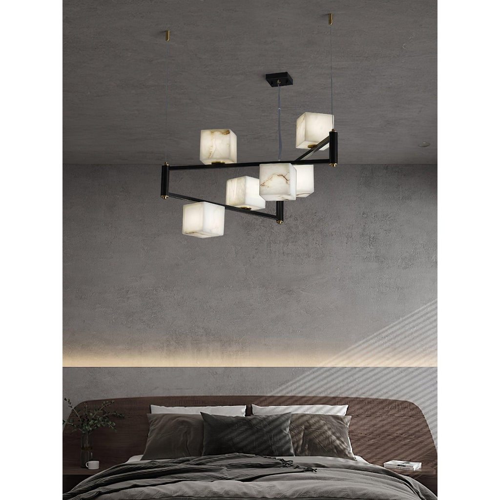 Ostruvye Individual Creativity Box  Alabaster Chandelier