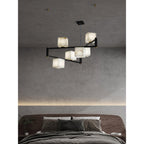 Ostruvye Individual Creativity Box  Alabaster Chandelier