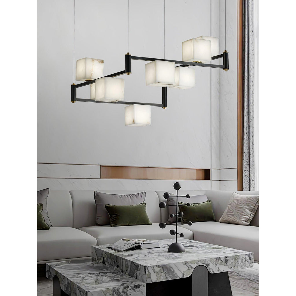 Ostruvye Individual Creativity Box  Alabaster Chandelier