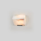 Alabaster Wall Lamp Sculptural Cubes