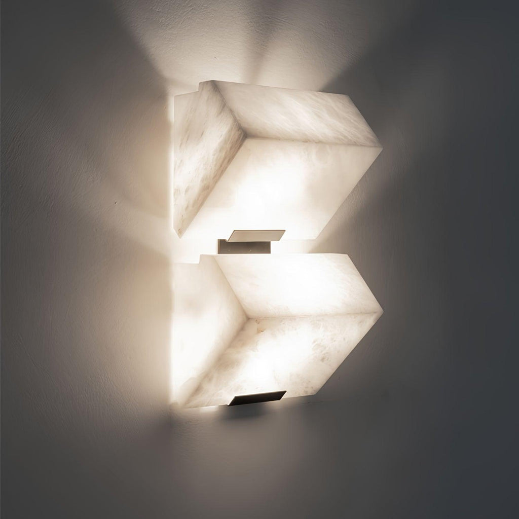 Qvistuvyn  Metal Alabaster Wall Lamp