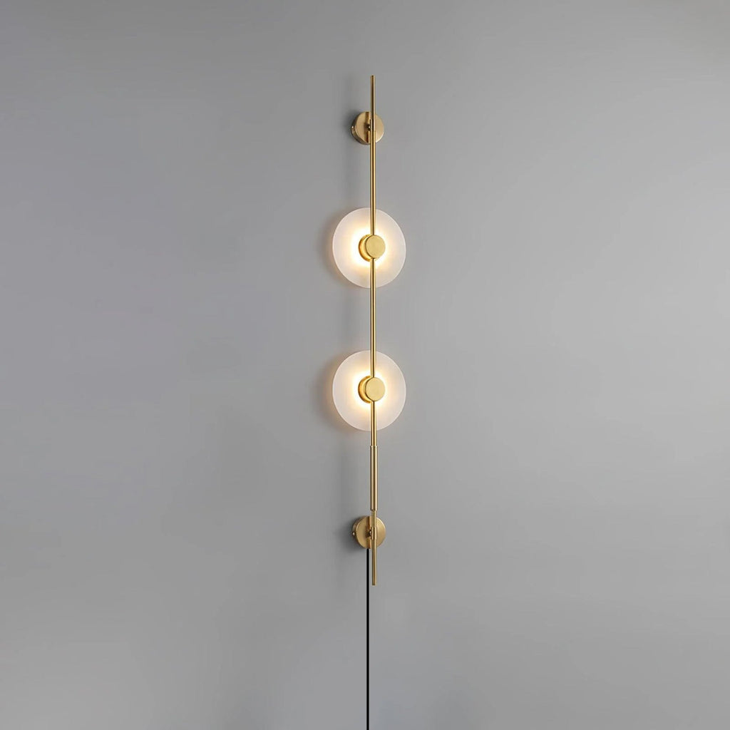 Edria Minimalist Alabaster Wall Light - Kingsley Beaumont