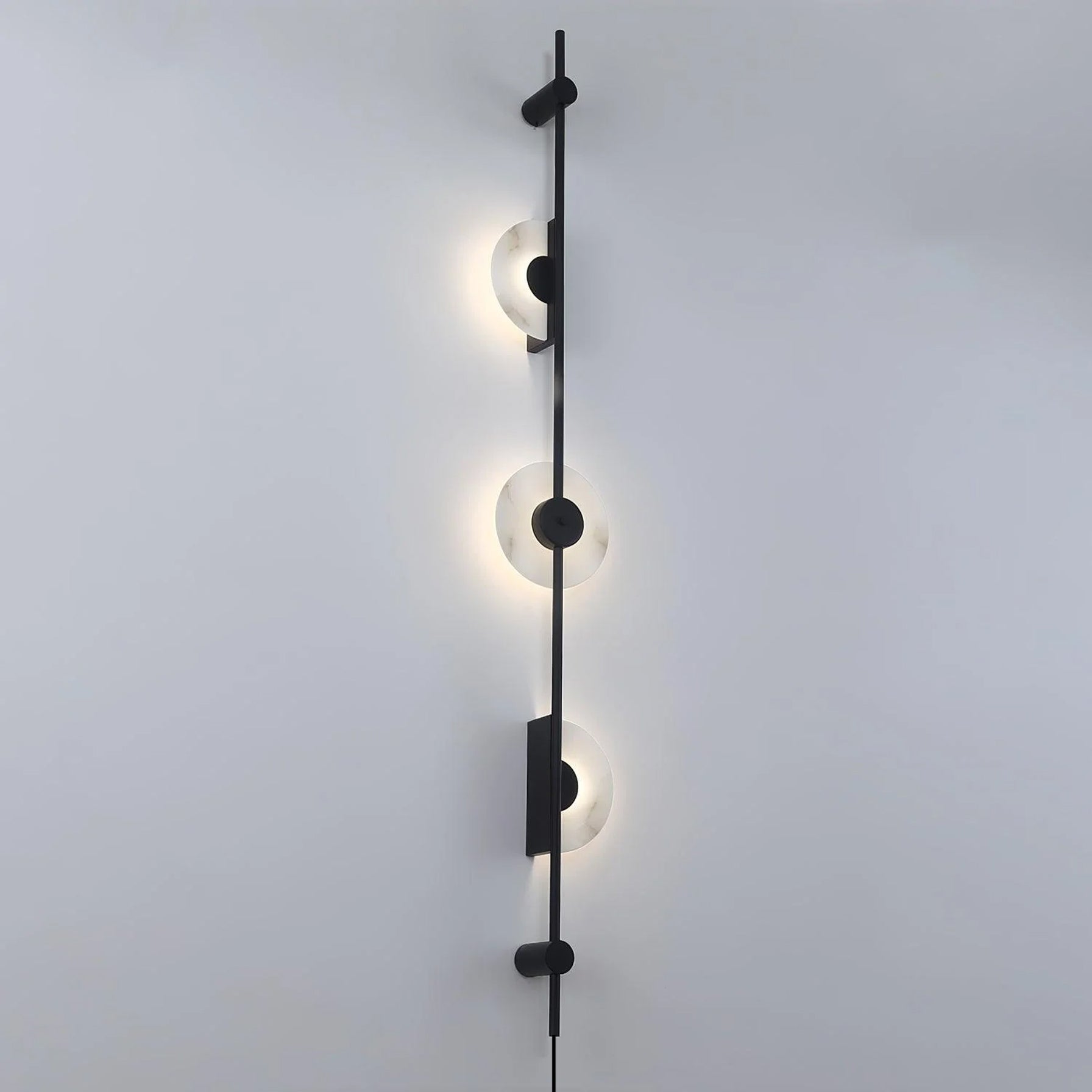 Edria Minimalist Alabaster Wall Light - Kingsley Beaumont