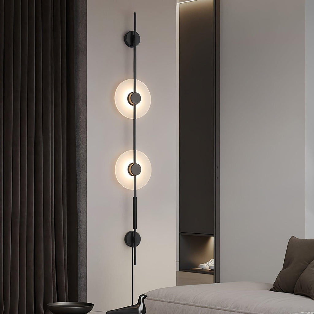 Edria Minimalist Alabaster Wall Light - Kingsley Beaumont