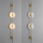 Edria Minimalist Alabaster Wall Light - Kingsley Beaumont