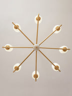 Sifuvyn Modern Geometric Glass Chandelier
