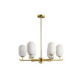 Sifuvyn Modern Geometric Glass Chandelier