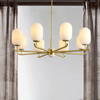 Sifuvyn Modern Geometric Glass Chandelier