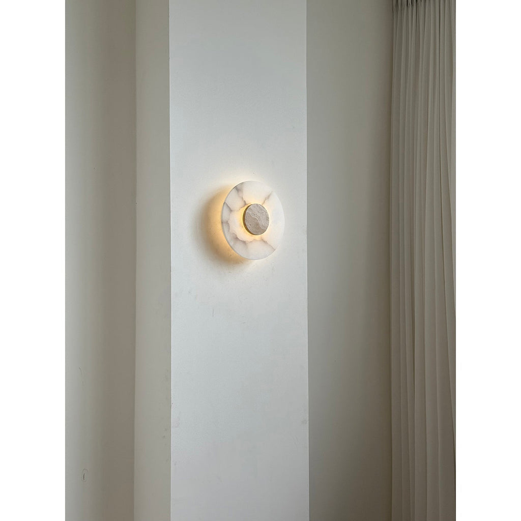 Rauduvyi Modern Minimalist Alabaster Wall Lamp