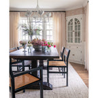 Alberto Modern Minimalist Floral Brass Chandelier