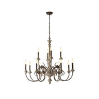 Waegnuvyn Traditional Candle  Metal Chandelier