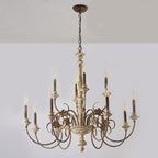 Waegnuvyn Traditional Candle  Metal Chandelier